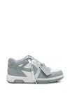 Off-white Sneakers Low Vulcanized In Leather And Fabric In Gray