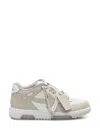 Off-white Sneakers Low Vulcanized In Leather And Fabric In Neutral