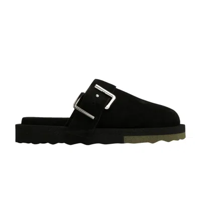 Pre-owned Off-white Sponge Clog 'black Khaki' | Men's Size 41