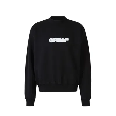 Off-white Off White Off White Spray Arrow Skate Sweatshirt In Black