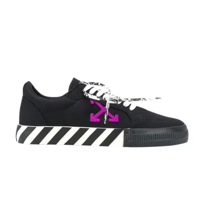 Pre-owned Off-white Vulc Low 'black Purple' | Men's Size 42.5