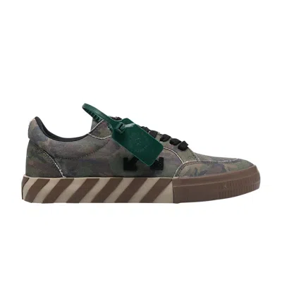 Pre-owned Off-white Vulc Sneaker 'camo' | Green | Men's Size 45
