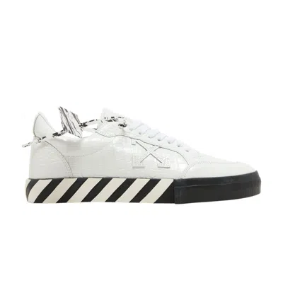 Pre-owned Off-white Vulc Sneaker 'croco - White' | Men's Size 44