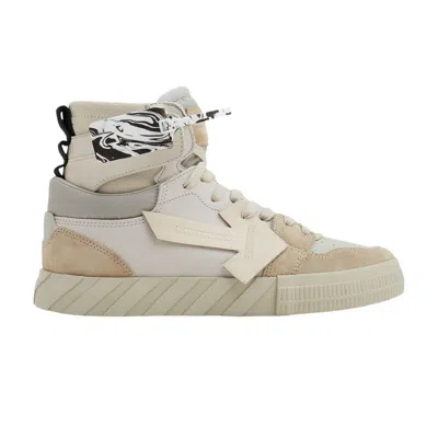 Pre-owned Off-white Vulc Sneaker High 'beige' | Cream | Men's Size 38