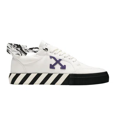 Pre-owned Off-white Vulc Sneaker Low 'white Purple' | Men's Size 46