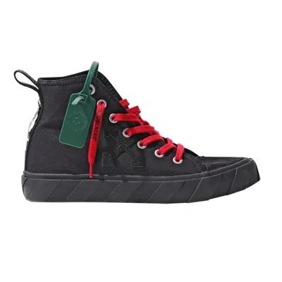 Pre-owned Off-white Vulc Sneaker Mid 'black Red' | Men's Size 40