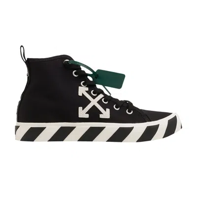 Pre-owned Off-white Vulc Sneaker Mid 'black White' | Men's Size 40