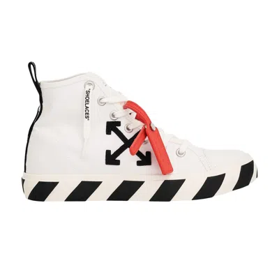 Pre-owned Off-white Vulc Sneaker Mid 'white Black' 2023 | Men's Size 39