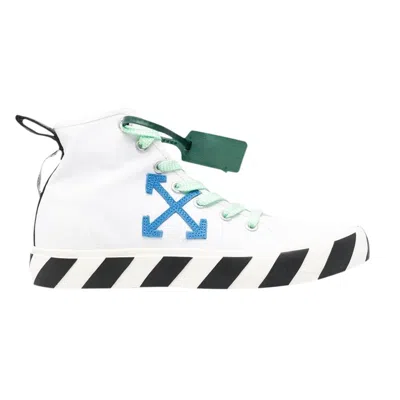 Pre-owned Off-white Vulc Sneaker Mid 'white Navy' | Men's Size 40