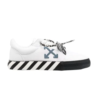 Pre-owned Off-white Vulc Sneaker 'white Black Light Blue' 2020 | Men's Size 40
