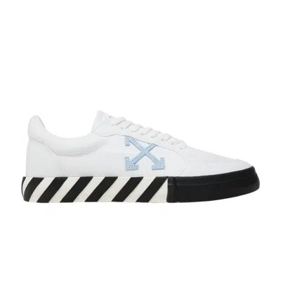 Pre-owned Off-white Vulc Sneaker 'white Black Light Blue' 2023 | Men's Size 43