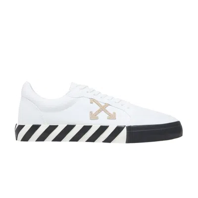 Pre-owned Off-white Vulc Sneaker 'white Black Sand' | Men's Size 41