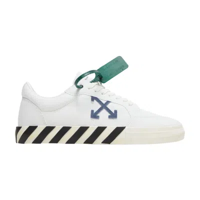 Pre-owned Off-white Vulc Sneaker 'white Blue' | Men's Size 4
