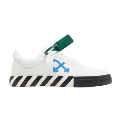 Pre-owned Off-white Vulc Sneaker 'white Blue' | Men's Size 40