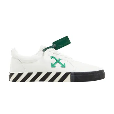 Pre-owned Off-white Vulc Sneaker 'white Green' | Men's Size 40