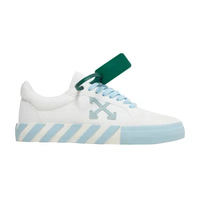 Pre-owned Off-white Vulc Sneaker 'white Light Blue' | Men's Size 41