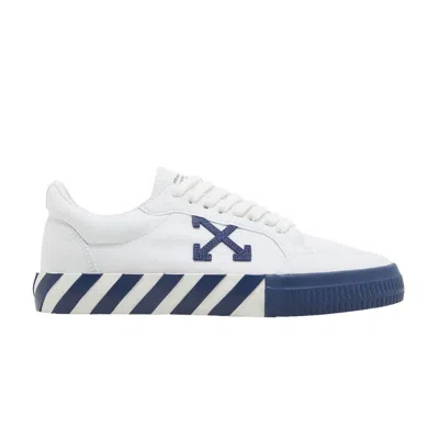 Pre-owned Off-white Vulc Sneaker 'white Navy Blue' | Men's Size 41
