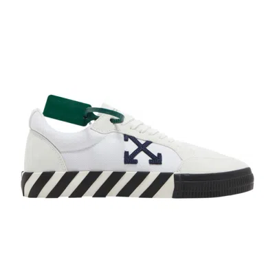 Pre-owned Off-white Vulc Sneaker 'white Navy Blue' | Men's Size 42