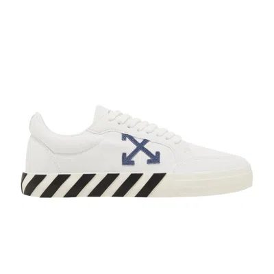 Pre-owned Off-white Vulc Sneaker 'white Navy' | Men's Size 41