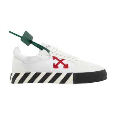 Pre-owned Off-white Vulc Sneaker 'white Red' | Men's Size 43