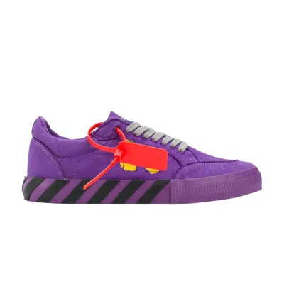 Pre-owned Off-white Vulcanized Low 'violet Yellow' | Purple | Men's Size 40