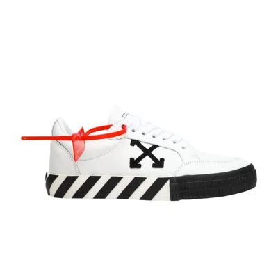 Pre-owned Off-white Vulcanized Low 'white Black' | Men's Size 43