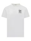 Off-white Arrow Print Slim Fit Cotton T-shirt In White