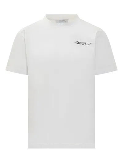 Off-white White T-shirt With Printed Logo