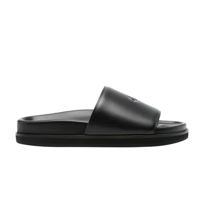 Pre-owned Off-white Wmns Cloud Off Stamp Sliders 'black' | Women's Size 36