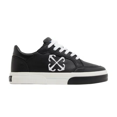 Pre-owned Off-white Wmns New Low Vulcanized 'black White' | Women's Size 38