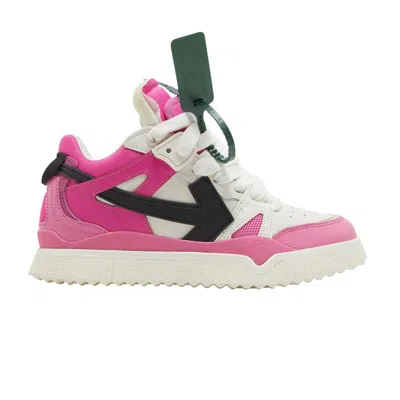 Pre-owned Off-white Wmns New Mid Sponge 'fuchsia Pink' | Women's Size 36