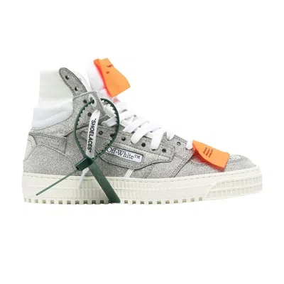 Pre-owned Off-white Wmns Off-court 3.0 High 'silver Glitter' | Women's Size 39