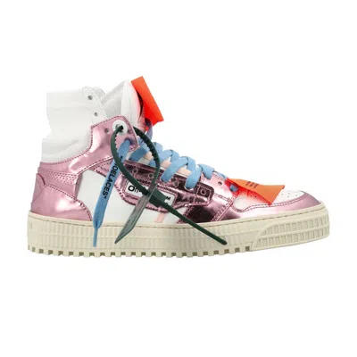 Pre-owned Off-white Wmns Off-court 3.0 High 'white Metallic Pink' | Women's Size 39