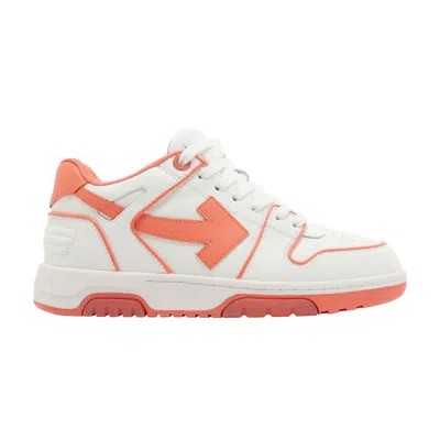 Pre-owned Off-white Wmns Out Of Office 'outlined - White Coral Red' | Women's Size 36