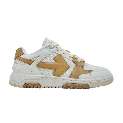 Pre-owned Off-white Wmns Out Of Office Slim 'white Beige' | Women's Size 37