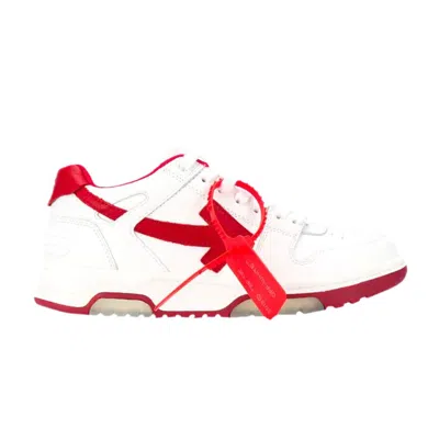 Pre-owned Off-white Wmns Out Of Office 'white Red' | Women's Size 40