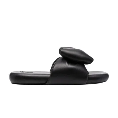 Pre-owned Off-white Wmns Padded Bow Sandal 'black' | Women's Size 35