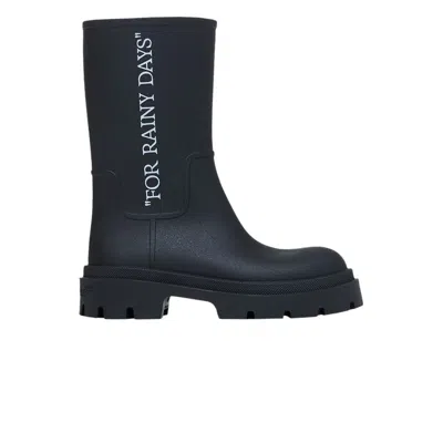 Pre-owned Off-white Wmns Reboot 'for Rainy Days - Black White' | Women's Size 37