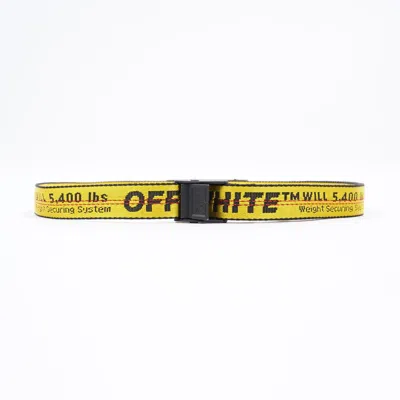Off-white Offindustrial Belt Fabric In Yellow
