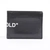 OFF-WHITE OFFQUOTE BI-FOLD WALLET LEATHER
