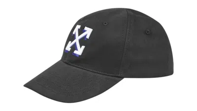 Pre-owned Off-white Offwhite Arrow Logo Cap In Black