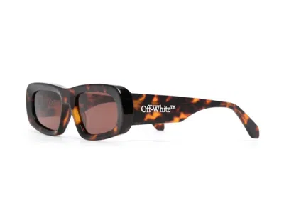Pre-owned Off-white Offwhite Austin Sunglasses In Havana/brown (oeri065s23pla0016064)
