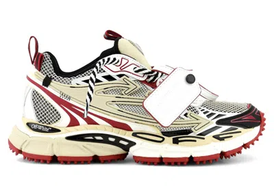 Pre-owned Off-white Offwhite Be Right Back (women's) Sneakers In Sand/red