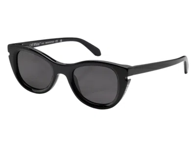 Pre-owned Off-white Offwhite Boulder Sunglasses In Black Dark Grey (oeri112s24pla0011007/fr)