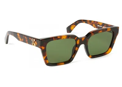 Pre-owned Off-white Offwhite Branson Sunglasses In Havana (oeri111s24pla0016055)