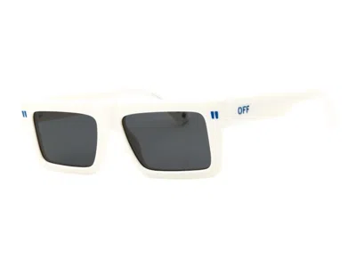 Pre-owned Off-white Offwhite Chandler Sunglasses In White Dark Grey (oeri13zs25pla0010107)