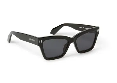 Pre-owned Off-white Offwhite Cincinnati Square Sunglasses In Black/dark Grey (oeri110s24pla0011007/fr)