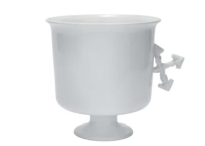 Pre-owned Off-white Offwhite C/o Ginori 1735 Ivy Arrow Small Vase