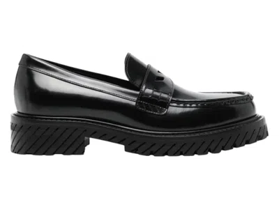 Pre-owned Off-white Offwhite Combat Loafer (women's) Sneakers In Black