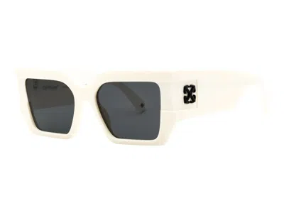 Pre-owned Off-white Offwhite Dover Sunglasses In White Dark Grey (oeri148s25pla0010107)